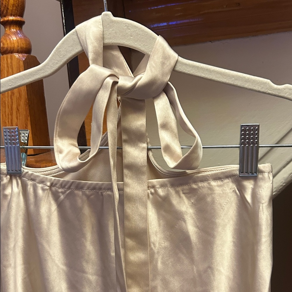 Hello Molly Cream Backless Dress - Picture 3 of 3
